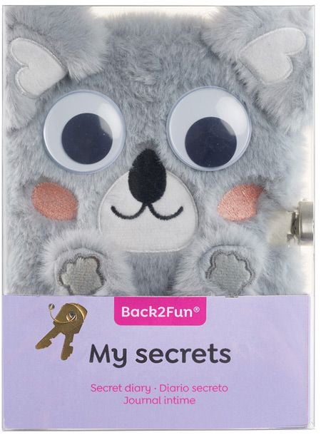 Таен дневник с ключ Miquelrius Back2Fun - Коала