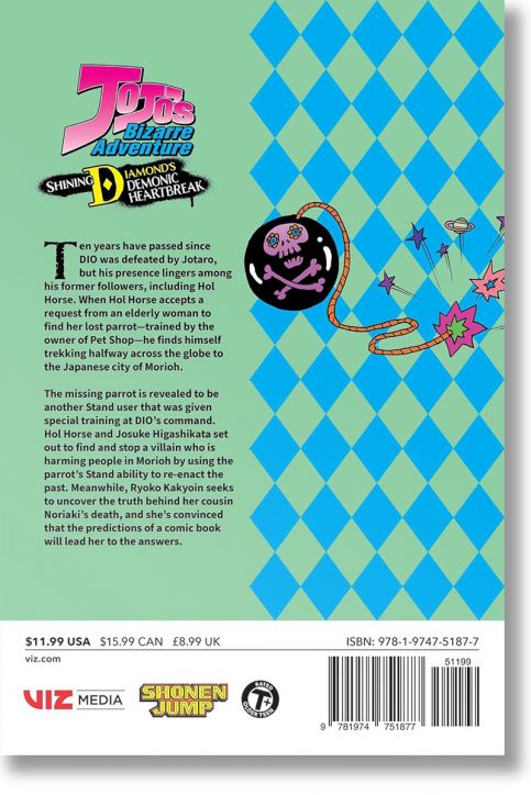 Jojo's Bizarre Adventure: Shining Diamond's Demonic Heartbreak, Vol. 2