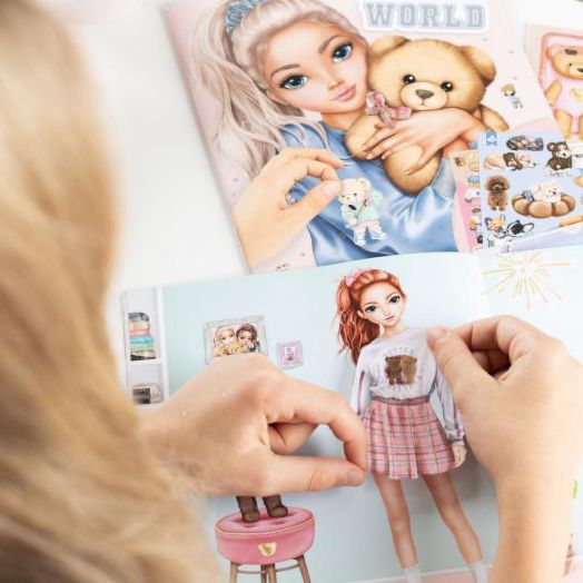 Книжка със стикери Top Model - Team Teddy