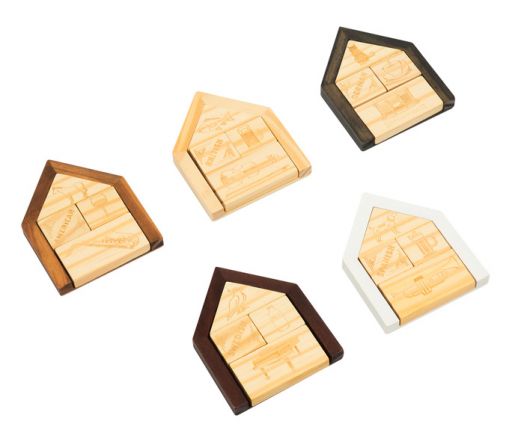 Комплект 3D пъзели Professor Puzzle: Einstein's House Riddle