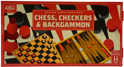 Комплект игра Professor Puzzle - Шах, дама и табла