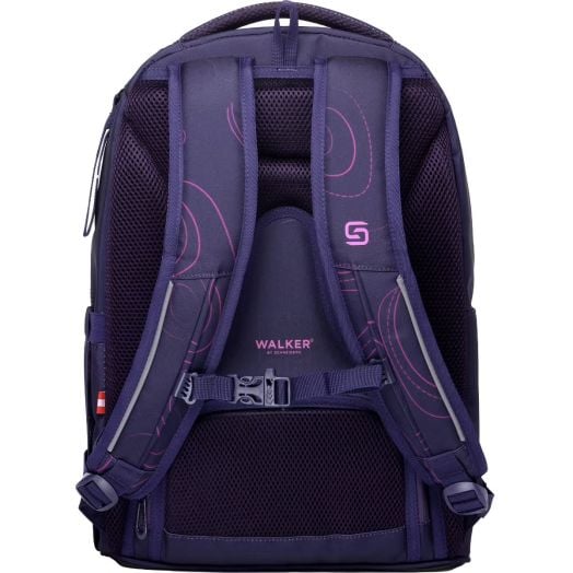 Ученическа раница Schneiders Walker Rey Frequency Purple