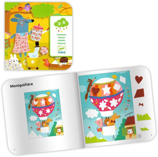 Колажи за най-малките Djeco - Забавни животни