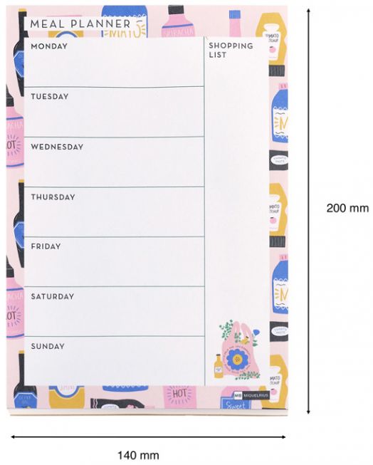 Планер за меню на седмицата Miquelrius Foodie Lovers