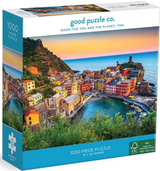 Пъзел Good Puzzle - Залез в Чинкуе Тере, 1000 части