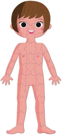 Образователни пъзели Janod - Човешкото тяло