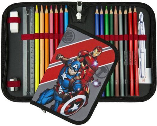 Комплект ученическа раница Avengers, ергономик, модел 2023