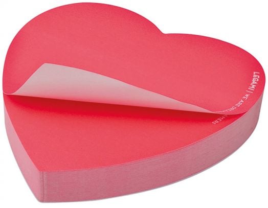 Лепящи листчета Legami - Heart