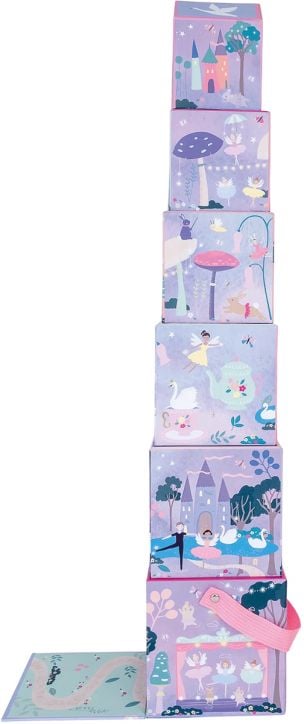 Кубчета за подреждане Floss & Rock - Stack and play, Enchanted