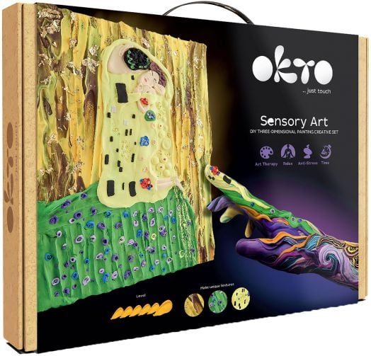 Творчески комплект Okto - Направи 3D картина с лек моделин 