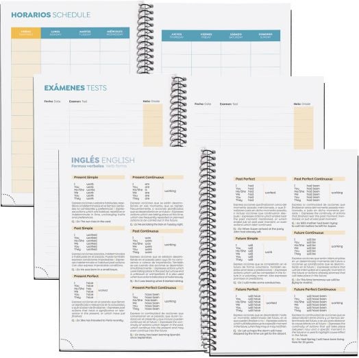 Седмичен тефтер - органайзер Miquelrius Pink Desert от септември 2025 до юни 2026 г.