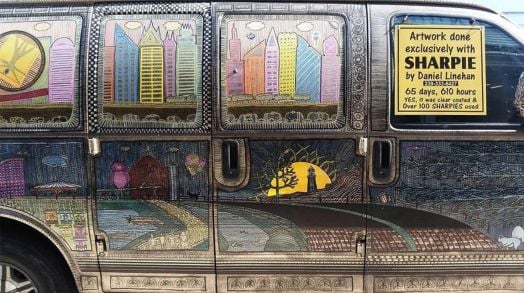 Комплект перманентни маркери Sharpie, 3 цвята металик (златист, бронз, сребрист)