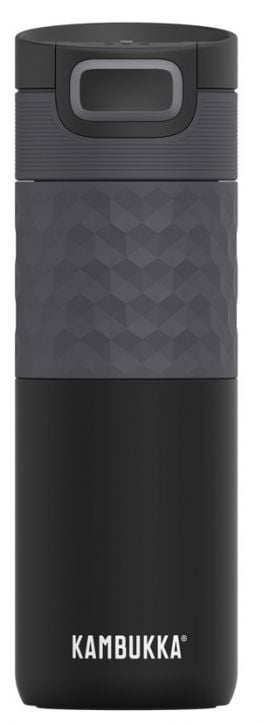 Стоманена термочаша Kambukka Etna Grip, 0.500 л., черна