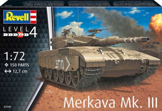 Сглобяем модел Revell - Танк Merkava Mk. III