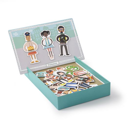 Детска магнитна игра Apli Kids - Професиите