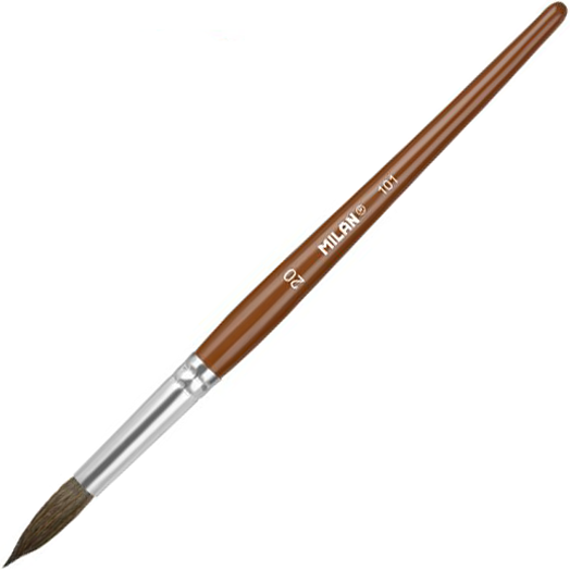 Кръгла четка за рисуване Milan #20