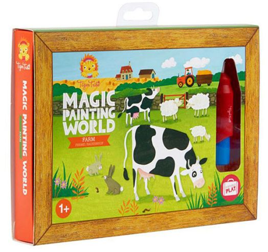 Комплект за рисуване с вода Tiger Tribe - Ферма