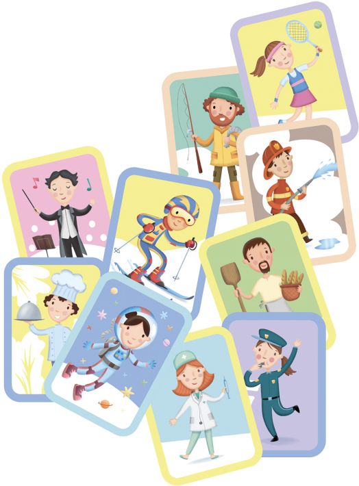 Детска игра с карти Apli Kids - Познай кой съм