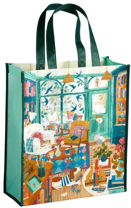 Чанта за пазаруване Galison Bookshop Afternoon