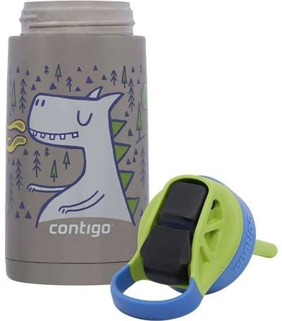 Детска бутилка за вода Contigo Fire Dragon от неръждаема стомана, 380 мл.