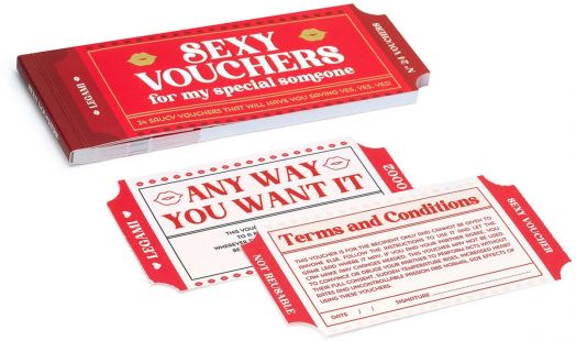 Секси ваучери Legami на английски език