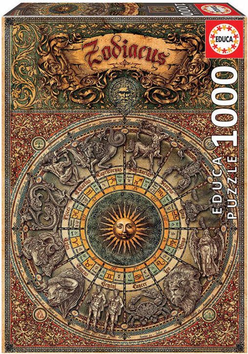 Класически пъзел Educa: Зодиак, 1000 части