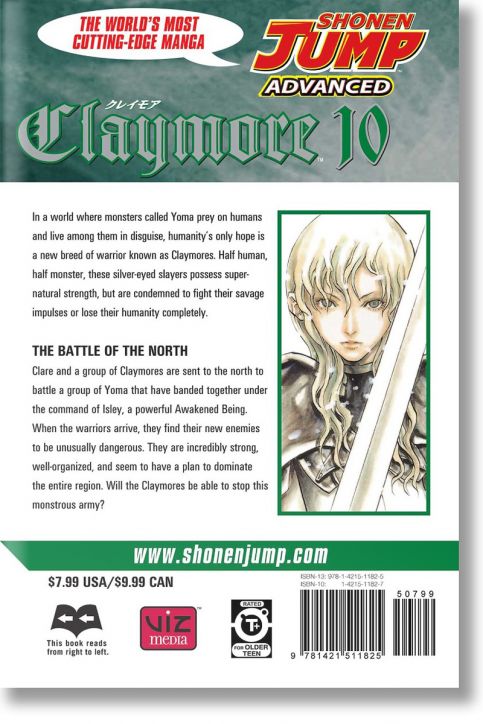 Claymore, Vol. 10