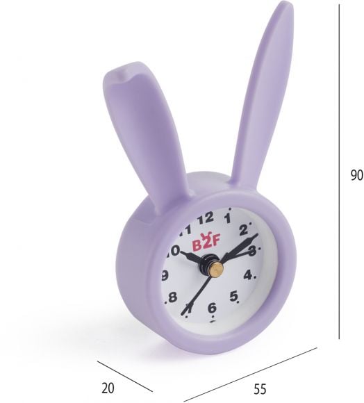 Будилник Miquelrius Back2Fun - Зайче, лилав