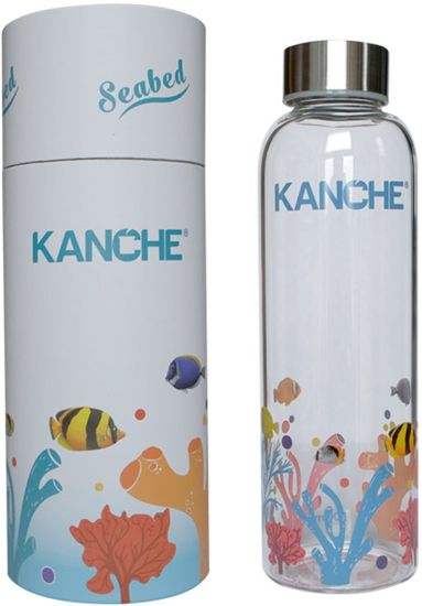 Стъклена бутилка Kanche - Морско дъно, 0.500 л.