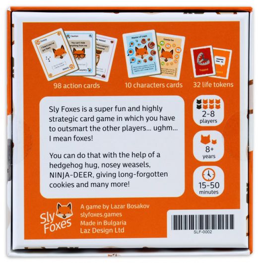 Настолна игра: Лукави лисици, английско издание