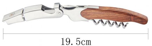 Тирбушон Laguiole с дървена поставка