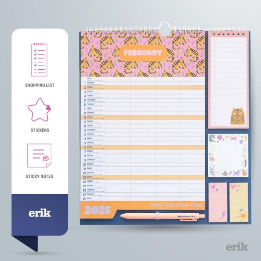 Планер-пад Grupo Erik Cats за 16 месеца - септември 2024 / декември 2025 година