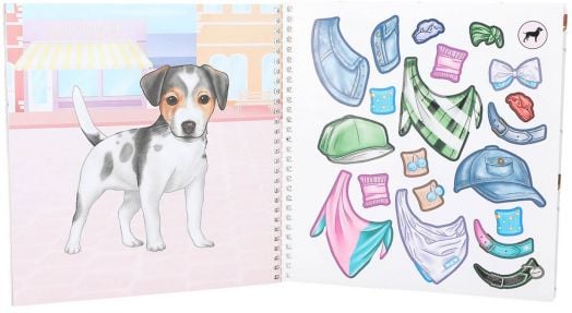 Книжка със стикери Top Model - Кученца