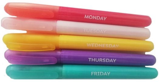 Комплект текстмаркери Miquelrius Back2Fun, 5 цвята