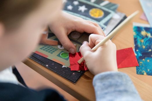 Креативен комплект с фолио Tiger Tribe – Космически приключения