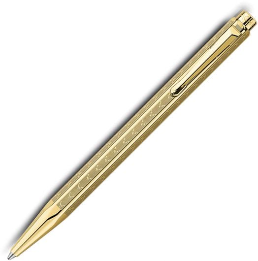 Химикалка Caran d'Ache Ecridor Chevron Gold
