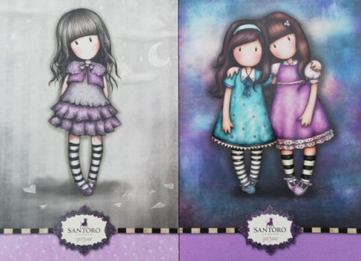 Тетрадка Gorjuss А4, 40 листа с широки редове