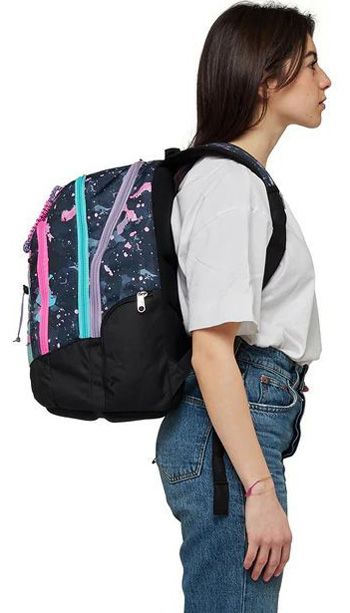 Ученическа раница Seven Advance Fluo String Girl с три отделения