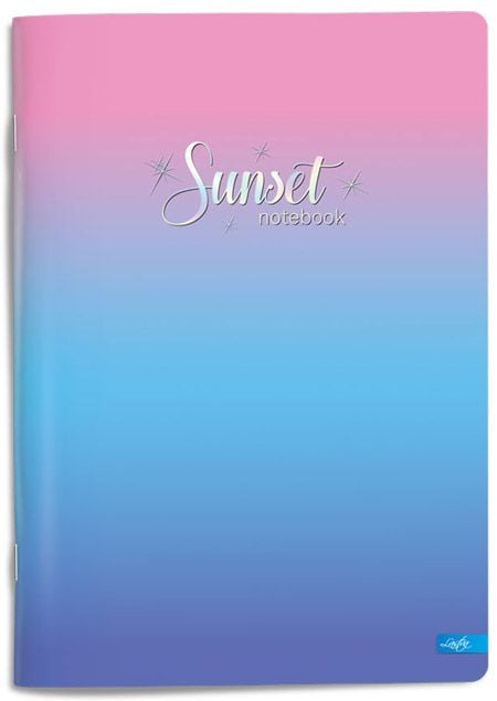 Тетрадка Lastva Sunset А4, 50 листа с широки редове