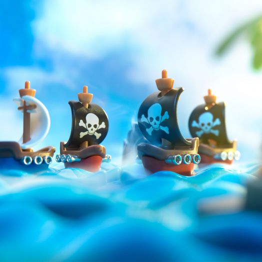 Логическа игра Smart Games: Pirates Crossfire