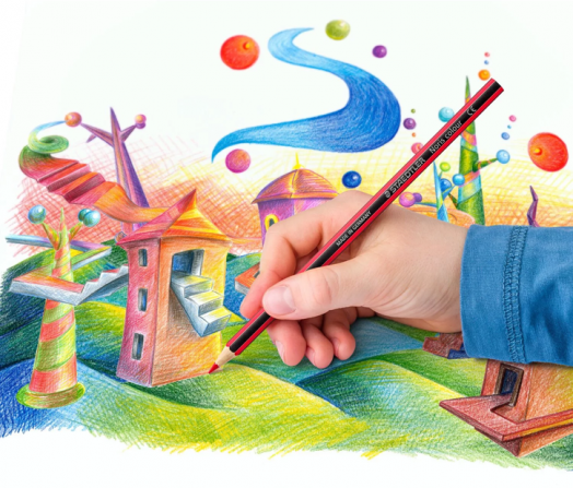 Комплект цветни моливи Staedtler Noris Colour 185, 20 + 4 цвята