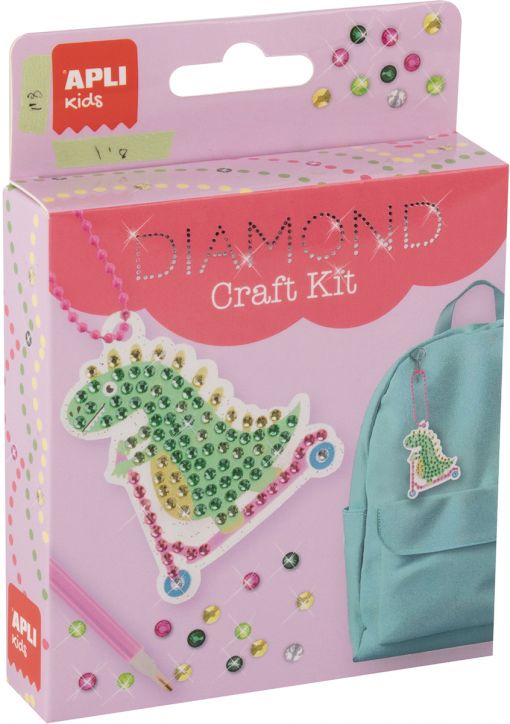 Креативен комплект Apli Kids - Направи си сам ключодържател динозавър