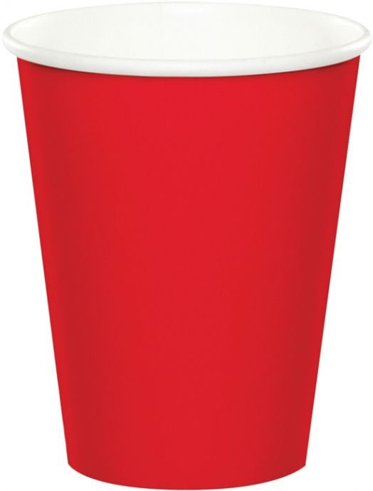 Чашки Creative Party - Класическо червено, 24 бр.