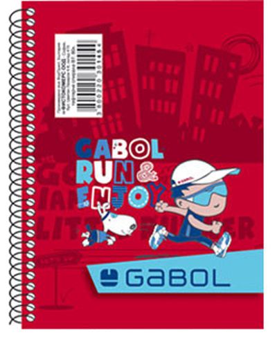 Тефтерче Gabol със спирала, B7, 80 листа