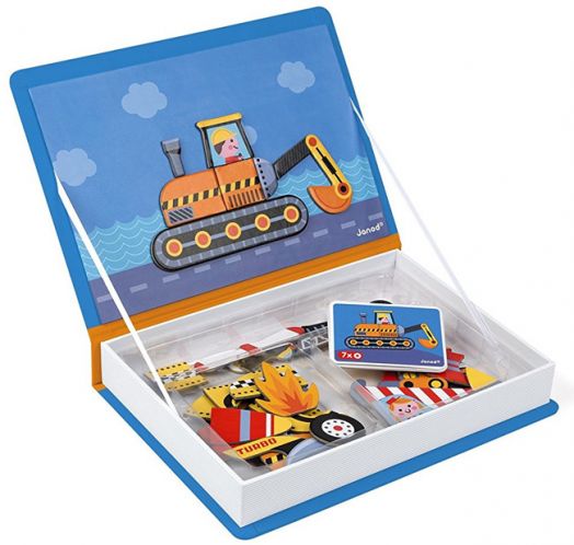 Детска магнитна книга Janod - Превозни средства