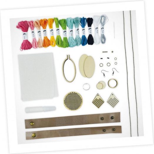 Творчески комплект Buki Teens - Направи сам бижута с бродерия