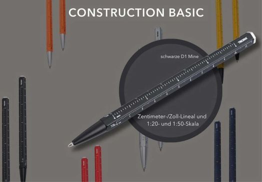 Химикалка Troika Construction Basic, черна