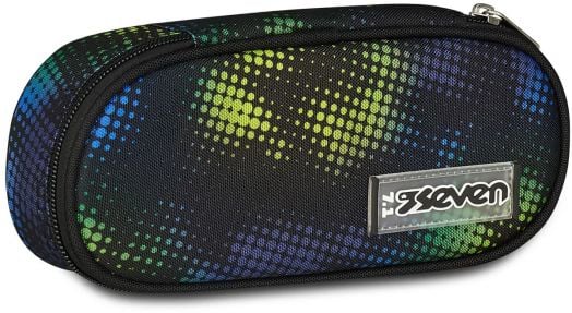 Ученически несесер Seven Freethink Acid Green с разделения