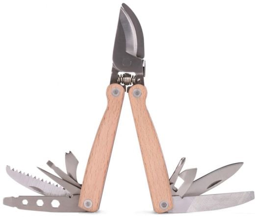 Джобна сгъваема градинска ножица Kikkerland, 12 в 1