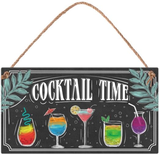 Табелка за стена - Време за коктейл